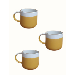Taza mug 330 ml de cer�mica bicolor 330ml