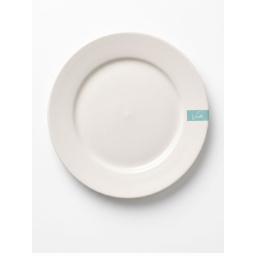 Plato llano de sitio con ala 30 cm cer�mica Vanilla