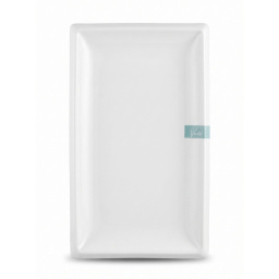 Fuente reectangular 35 cm cer�mica blanca Vanilla
