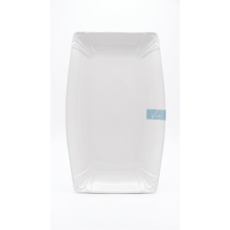 Fuente rectangular 30 cm cer�mica Vanilla