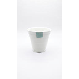Vaso C�nico Ceramica Vanilla
