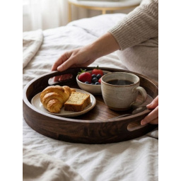 Bandeja de Madera 30 cm con asa