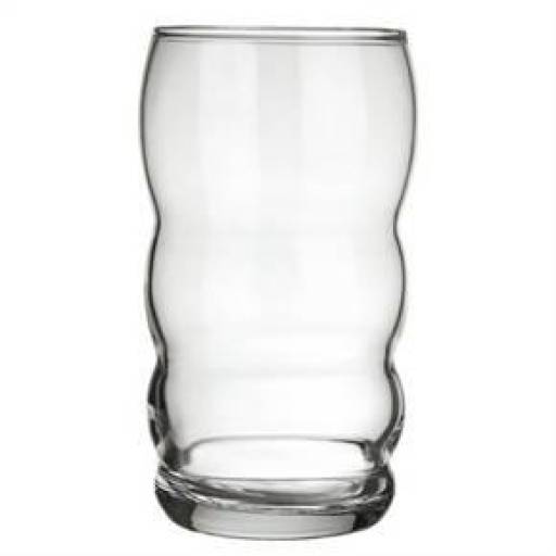 Vaso vidrio multiuso 380 ml. Línea Bambole