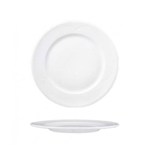 Plato llano 26 cm porcelana Saturn Gral