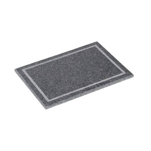 Tabla granito rectangular 35 x25 x1.5 cm Negro