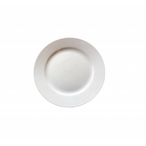 Plato de postre 19,5 cm cerámica blanca Gourmet BG