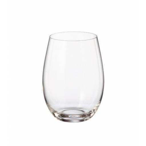 Vaso de cristal 560 ml Bohemia Set x6