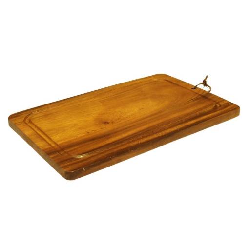 Tabla rectangular de madera 46x30x2.5 cm